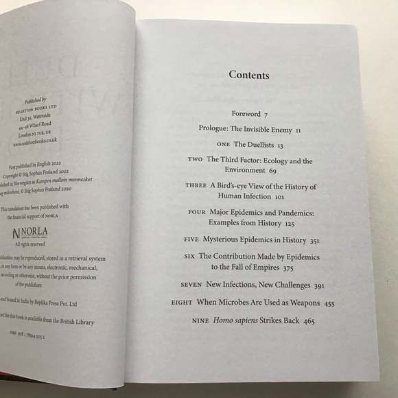 Duel Without End Mankind’s Battle With Microbes by Stig S. Froland Hardcover - Picture 7 of 14